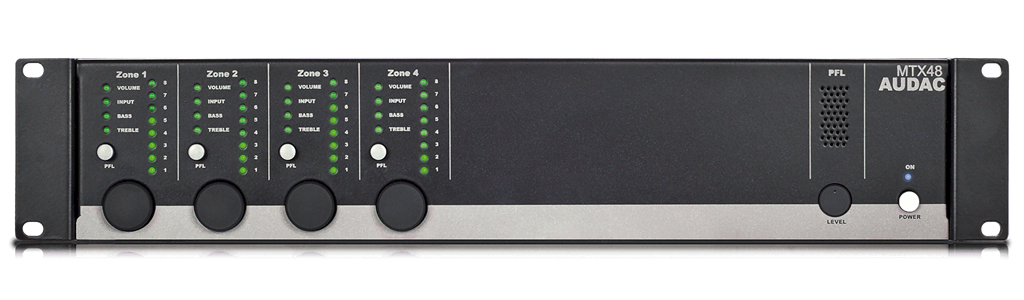 MTX48 Audio matice pro 4 zóny AUDAC