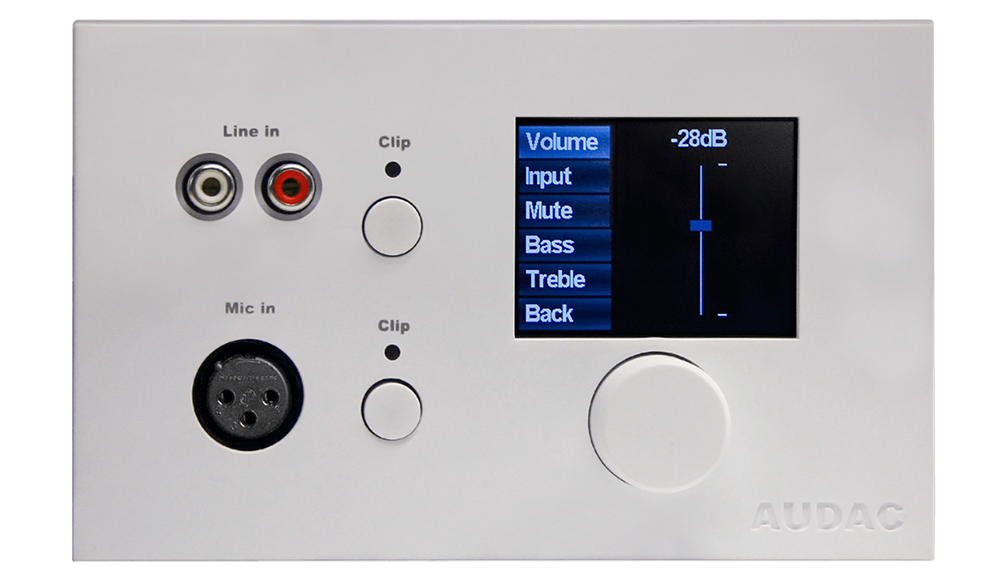 MWX65/W Nástěnný panel pro matice MTX, bílý AUDAC