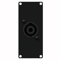 CAYMON CASY141/B Casy 1 space with male SpeakON to 4-pin terminal block Black version CAYMON CASY141/B Casy 1 space with male SpeakON to 4-pin terminal block Black version