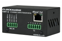 CDT 100 MK3 Digitální rozhraní pro připojení mikrofonů, 4x IN, 2x OUT, 2x Dante, 4x RGB TS, 1x ARM-C CLOCKAUDIO