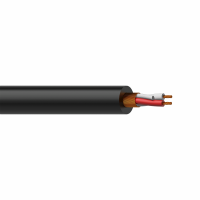 MC305/1 Mikrofonní kabel 2x0,23 mm?, 100m, černý PROCAB